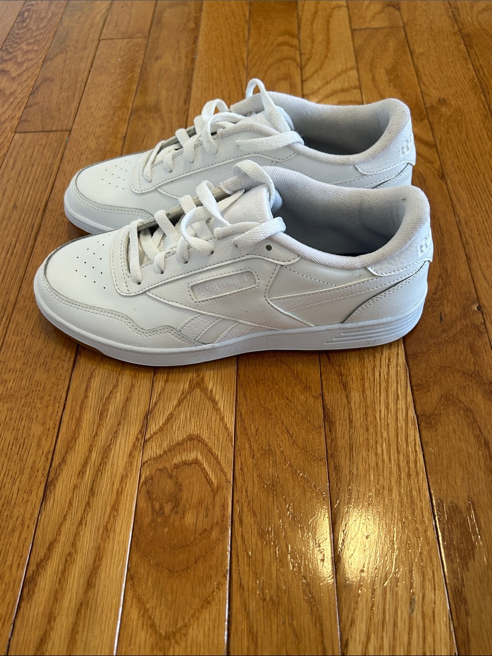 Reebok All-White Low-Top Athletic Sneakers - Picture 3 of 11